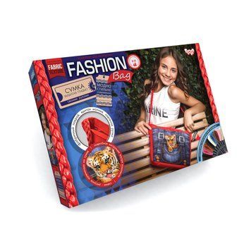 Комплект для творчості "Fashion Bag" FBG-01-03-04-05 вишивка муліне Тигр FBG-01-03 фото