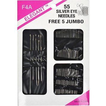 Набір голок для ручного шиття F4A55 в наборі 55 штук F4A55 фото