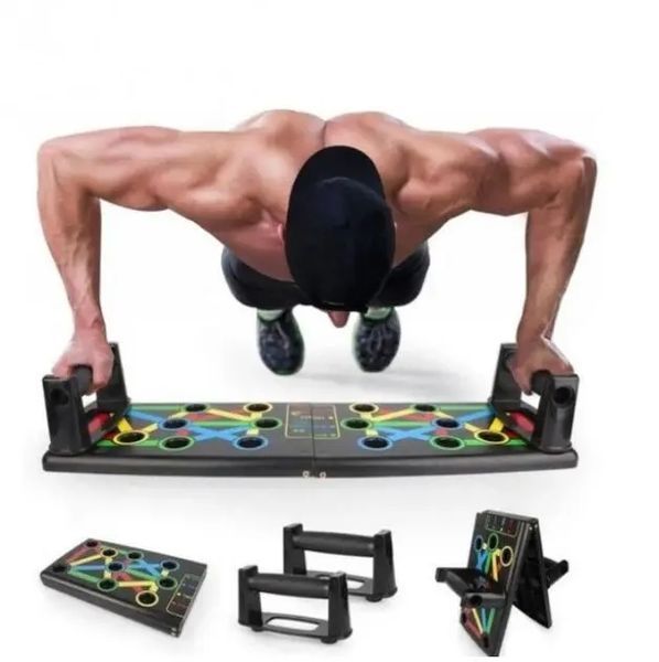 Дошка для віджимань Foldable Push Up Board 14 в 1 упор для віджимань підставки для віджимань 5094512410 фото