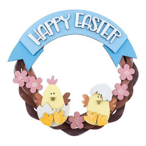 Заготовка для декорування "Happy Easter-1" FDPO-143 FDPO-143 фото