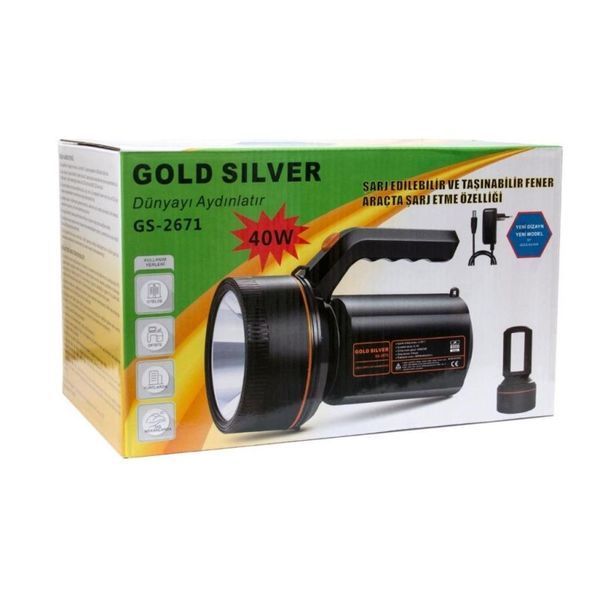 Проекторний ліхтар Gold Silver GS-2671, 40W GS-2671 фото