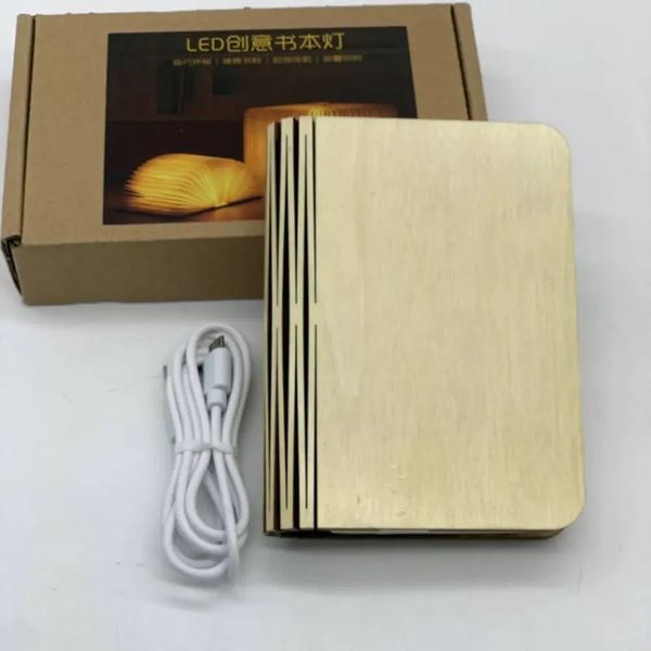Настільна лампа світильник у формі книги Foldable Book Lamp Нічник для дитячої кімнати 7259 7259 фото