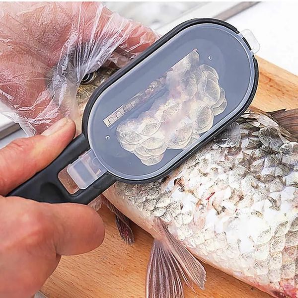 Рибочистка Ніж скребок для чищення риби Fish Scales Wiper Cleaning pr000257 фото