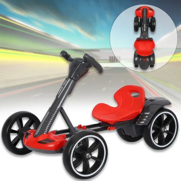 Машина дитяча електро HL-B6 з аккум.6V, 4.5A, 6км.ч, до 50кг, 3-8 років чорна M17068/2 фото