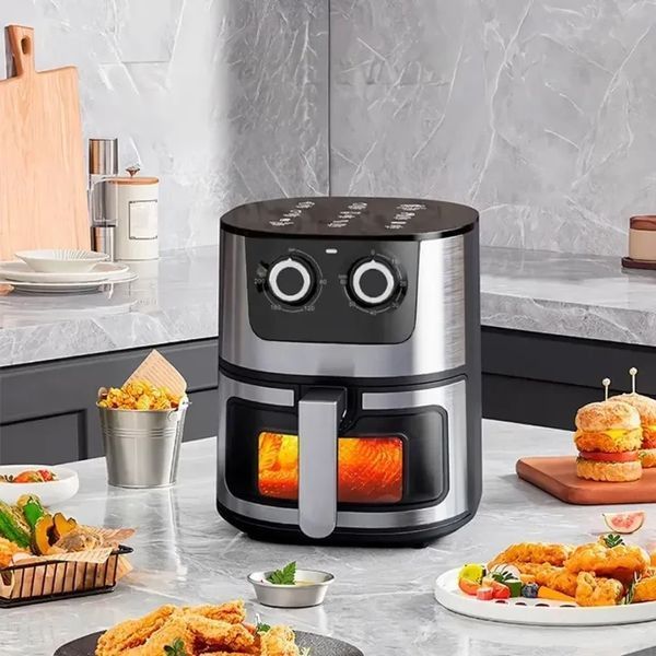 Безоливна електрична Аерогриль Rainberg RB-2269 на 8 л 4200 W RB2269 фото