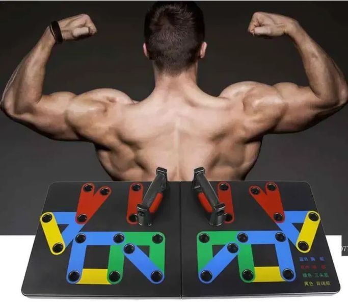 Дошка для віджимань Foldable Push Up Board 14 в 1 упор для віджимань підставки для віджимань 5094512410 фото