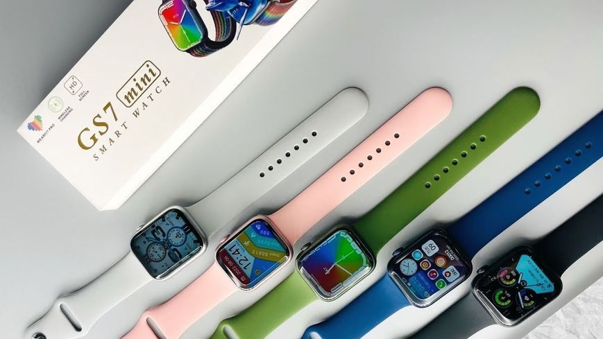 чорний Смарт-годинник Smart Watch GS7 MINI 41 мм, Фітнес годинник з тонометром та пульсоксиметром pan14444/1 фото