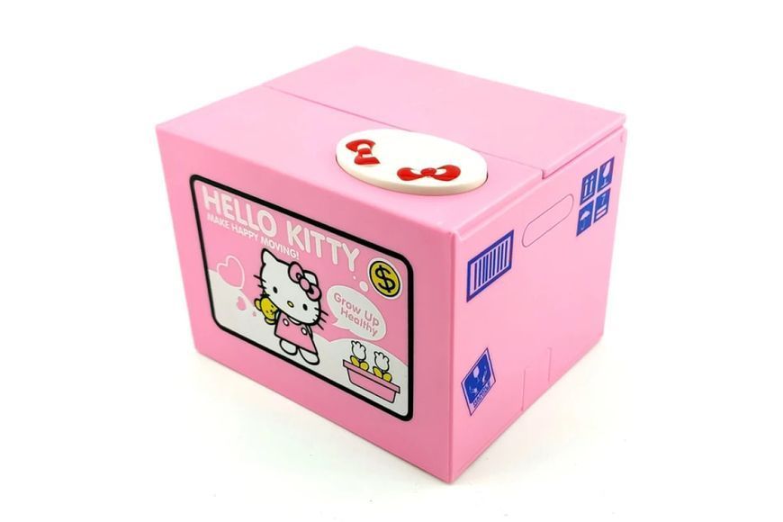 Інтерактивна скарбничка Hello Kitty Piggy Banк рожевий G6364 фото