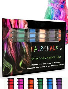 Набір крейди для волосся 6 шт Hair chalk Різнокольорові барвники гребінець для дітей та дорослих VEN0603 фото