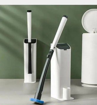 Універсальна щітка для прибирання ванної зі змінними насадками MTS clip type removable toilet brush 2054123655 фото