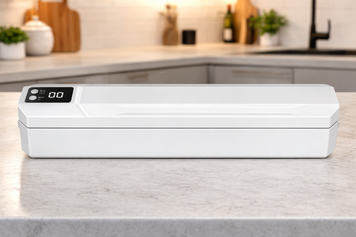 Вакуумний пакувальник пакетів Vacuum Sealer / Автоматичний побутовий вакууматор з пакетами, вакуумайзер для пакування та зберігання їжі G5878 фото