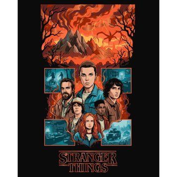 Картина за номерами "Stranger Things: Перед бурею" 16143-AC 40х50 см 16143-AC фото