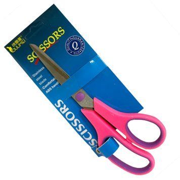Дитячі ножиці канцелярські "Scissors" 64-7(Pink) 21см 64-7(PInk) фото