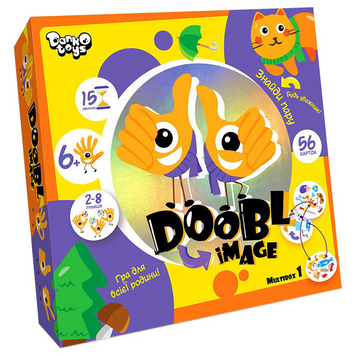Розважальна настільна гра "Doobl Image" DBI-01-01U укр. мовою Мультібокс 1 DBI-01-01U фото