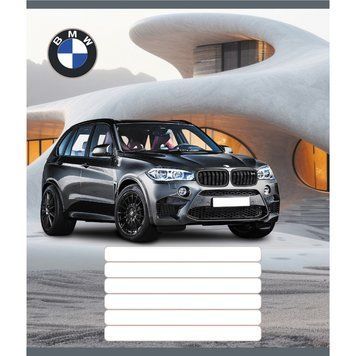 Зошит учнівський "Люкс авто" 036-580068L-1 в лінію, 36 аркушів 036-580068L-1 фото