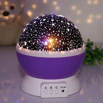 Нічник-проєктор зоряне небо Star Master Dream QDP01 Фіолетовий, синій, рожевий QDP01 фото