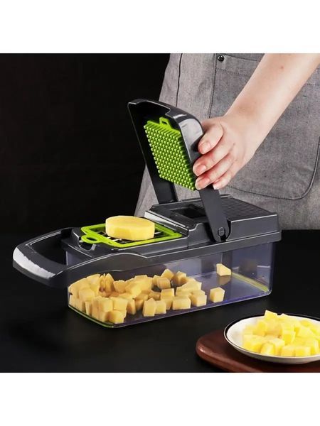 Багатофункціональна овочерізка Safe slice mandoline 16 в 1 m161 фото