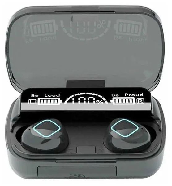 Бездротові навушники вкладиші з мікрофоном для Андроїд та IOS TWS WIRELESS (M10) G158 фото