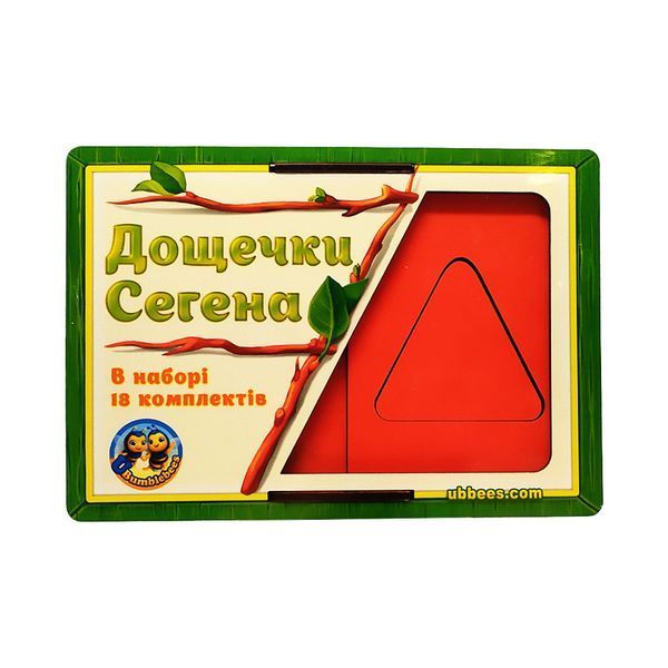 Вкладиші Дошки Сегена "фігури, кольори" (ПСД212) PSD212 PSD212 фото