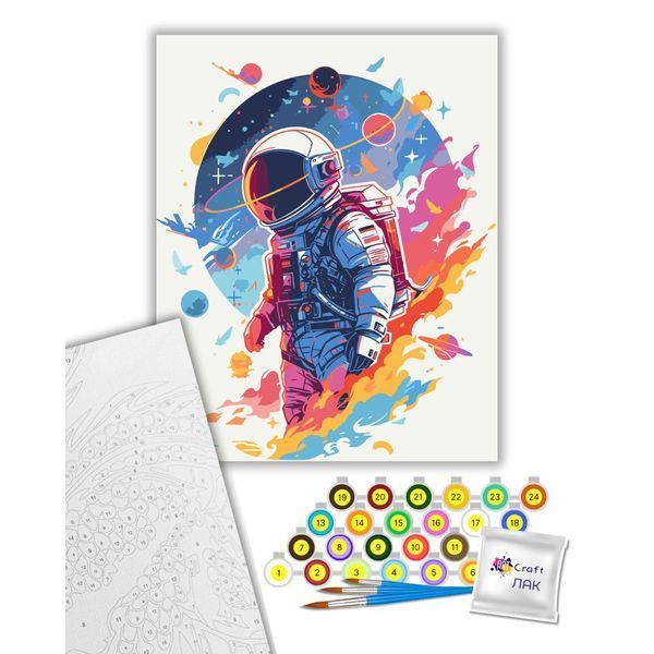 Картина за номерами "Космічний дослідник" 16511-AC 40х50 см 16511-AC фото