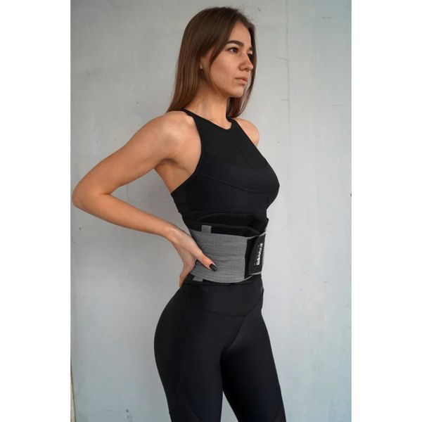 Пояс-корсет для підтримки спини "Waist Shaper" Power System 6031GR-3 Grey, S/M 6031GR-3 фото