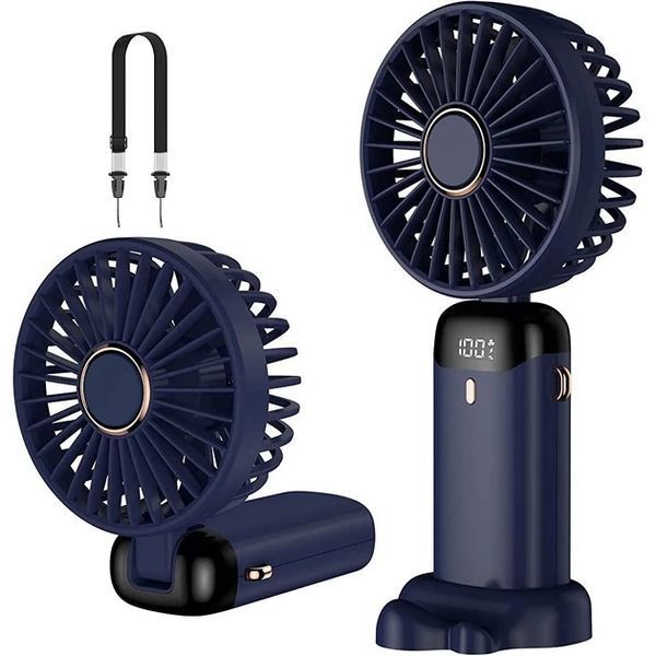 Портативний вентилятор Mini fan XL-880 діаметр 9 см із підставкою для телефона та дисплеєм XL880 фото