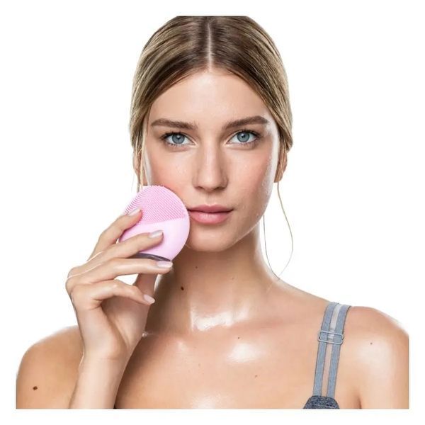 Електрична щітка-масажер для обличчя FOREO LUNA mini 2 / Силіконова щітка pr222365 фото