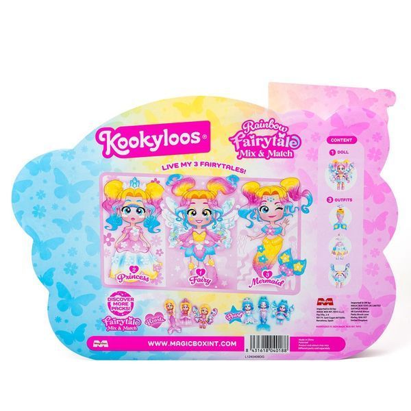 Ігровий набір з лялькою "Рейнбоу" KOOKYLOOS PKLSP106IN210 серії "Fairytale" PKLSP106IN210 фото