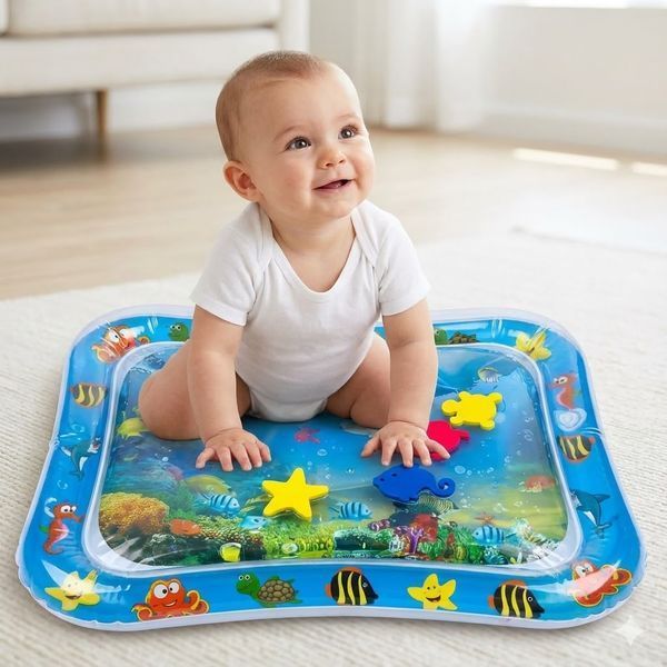 Водний дитячий розвивальний килимок AIR PRO inflatable water play mat Надувний дитячий килимок AIR4665 фото