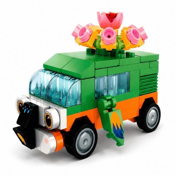 Дитячий конструктор Parrot Bus BB121E-I серії "Animal Bus", 103 деталі BB121E-I фото