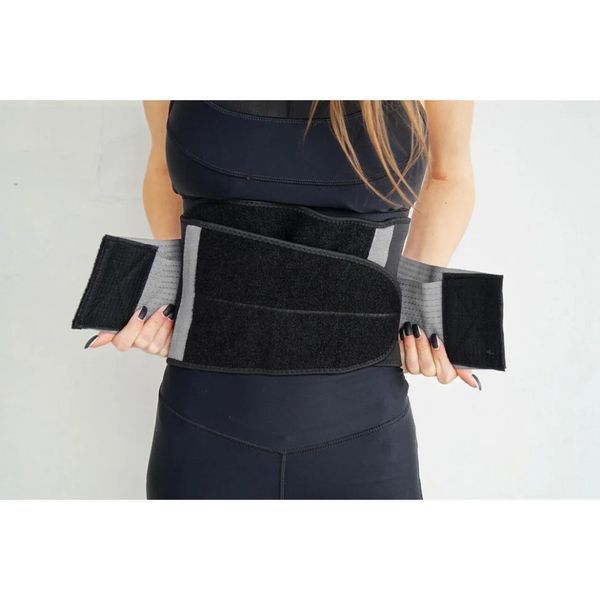 Пояс-корсет для підтримки спини "Waist Shaper" Power System 6031GR-3 Grey, S/M 6031GR-3 фото