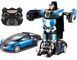 Машинка Трансформер Bugatti Size 18 см Robot Car синя з пультом pr2145777 фото 8
