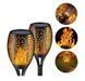 Водонепроникний ліхтар 80 см з ефектом полум'я Solar flame led light sensor activated LED525 фото 1