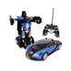 Машинка Трансформер Bugatti Size 18 см Robot Car синя з пультом pr2145777 фото 4