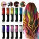Набір крейди для волосся 6 шт Hair chalk Різнокольорові барвники гребінець для дітей та дорослих VEN0603 фото 5