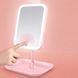 Дзеркало для макіяжу з LED-підсвіткою, від USB, LY-696/Дзеркало на ніжці/Дзеркало косметичне LY696 фото 3