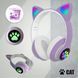 Бездротові навушники Cat STN-28 / Гарнітура з мікрофоном FM радіо Bluetooth фіолетовий 2050011/3 фото 3