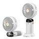 Портативний вентилятор Mini fan XL-880 діаметр 9 см із підставкою для телефона та дисплеєм XL880 фото 3