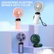 Портативний вентилятор Mini fan XL-880 діаметр 9 см із підставкою для телефона та дисплеєм XL880 фото 1