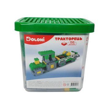 Конструктор "Тракторець" 013888/04 в пластиковому боксі, 150 деталей 013888/04-D фото