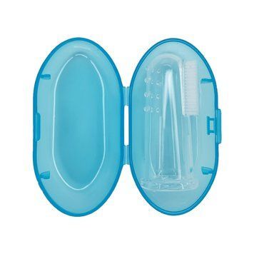 Силіконова зубна щітка для ясен MGZ-0706(Blue) у футлярі MGZ-0706(Blue) фото