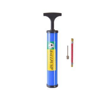 Ручний насос для м'ячів N41504(Blue) 25 см, голка для накачування та гнучкий шланг N41504(Blue) фото