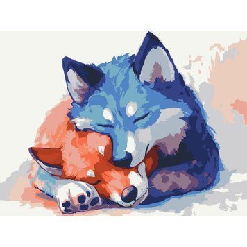 Картина за номерами "Дика ніжність" &copy;arttem_illustration 11710-AC 30х40 см 11710-AC фото