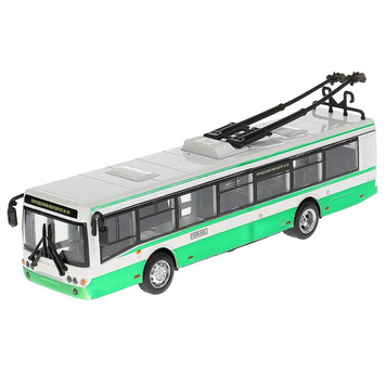 Іграшкова модель тролейбуса "Автопарк" 6407A інерційний Зелений 6407A(Green) фото