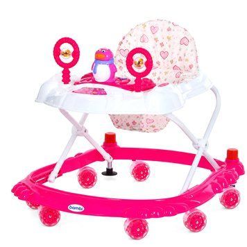Дитячі Ходунки M 3168-1(Dark-Pink) музичні та світлові ефекти, зі стопором M 3168-1(Dark-Pink) фото