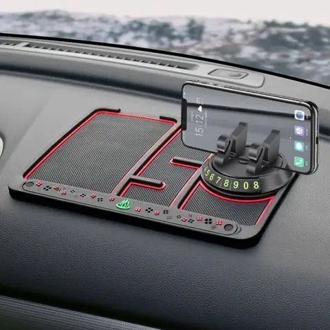 Силіконовий килимок протиковзкий в автомобіль на панель MOBILE G7741205 фото