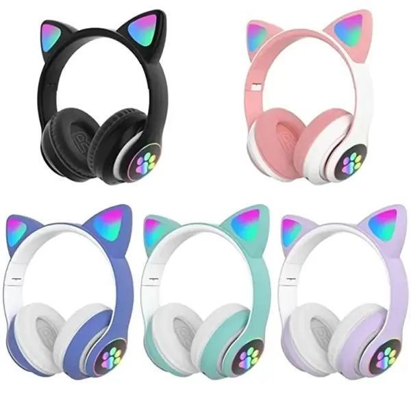 Бездротові навушники Cat STN-28 / Гарнітура з мікрофоном FM радіо Bluetooth 2050011 фото