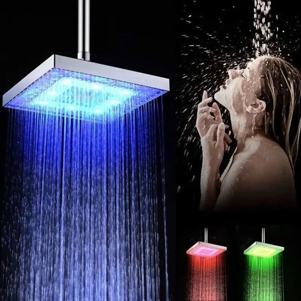 Насадка для душу з LED підсвічуванням RGB LED SHOWER Світлодіодна Лійка 2053309 фото