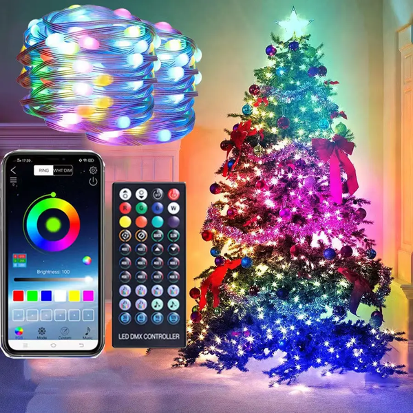 Вуличні вогні 5M Smart Bluetooth App Control Світлодіодна LED гірлянда 5093271 фото