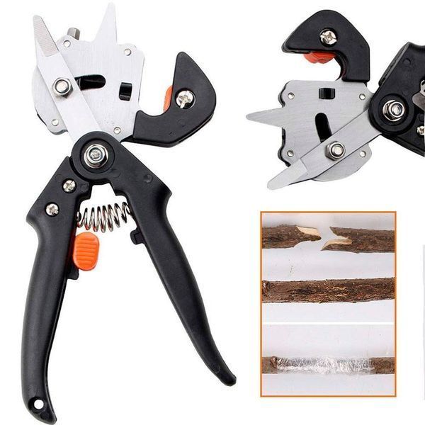 Професійний привівальний секатор Grafting Tool з 3 ножами для обрізання та щеплення дерев Tool3 фото